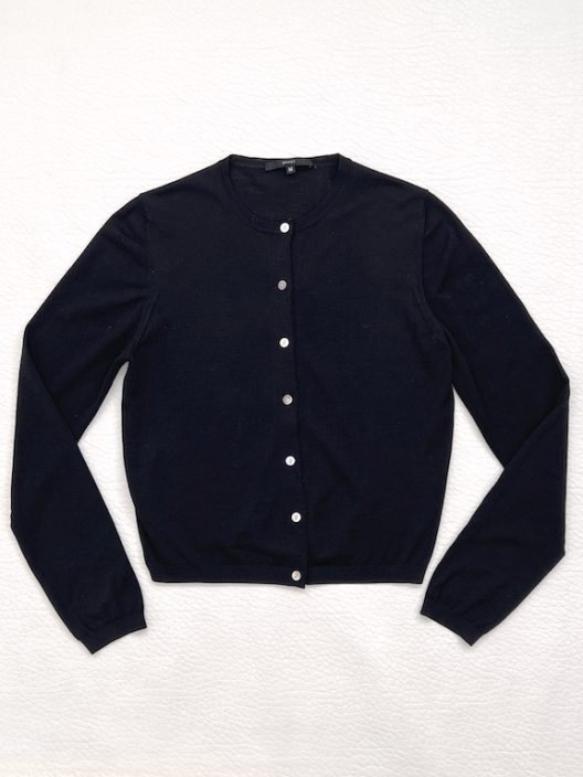 Gucci by Tom Ford black virgin wool cardigan
