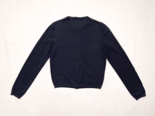 Gucci by Tom Ford black virgin wool cardigan