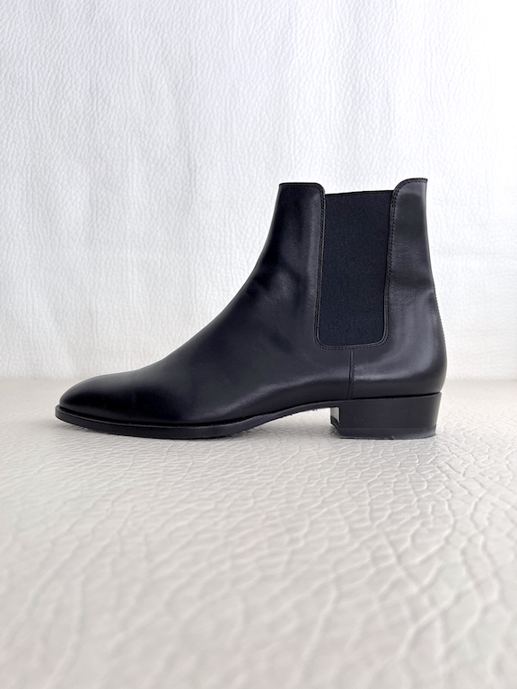 Saint Laurent wyatt chelsea boots in smooth leather