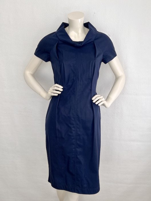 Prada navy cotton dress
