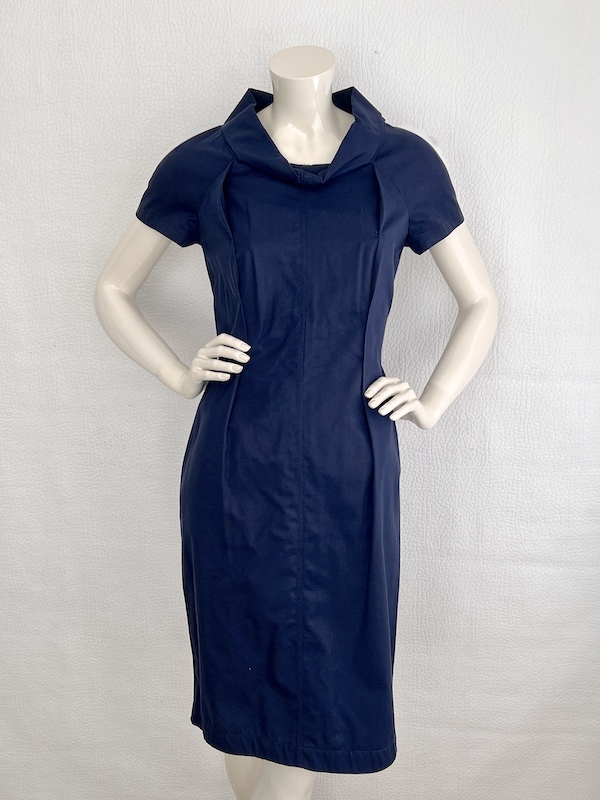 Prada navy cotton dress