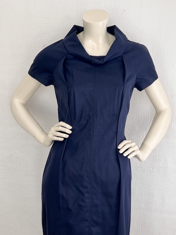 Prada navy cotton dress