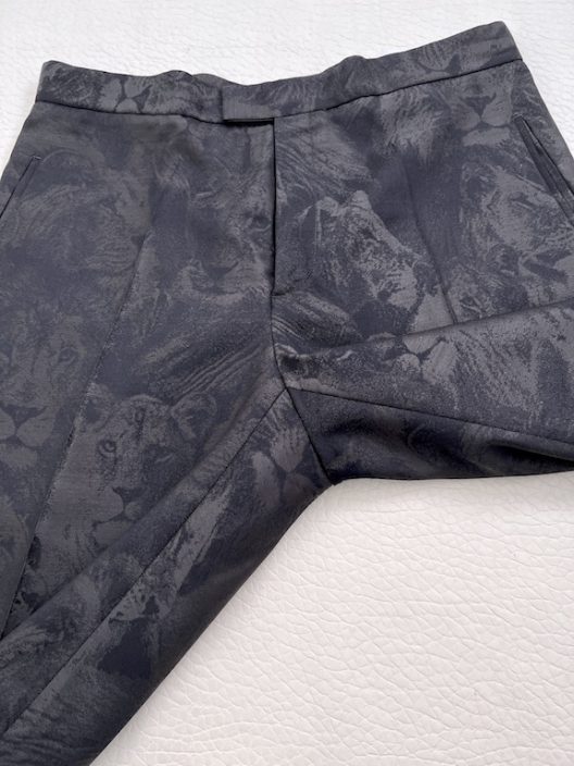 Roberto Cavalli animal print dress pants