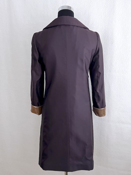 Prada silk-wool party coat