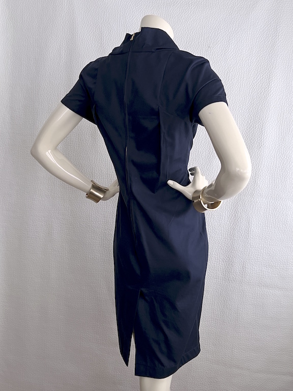 Prada navy cotton dress