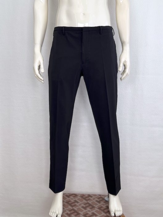 Prada "technical fabric" black dress pants