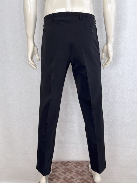 Prada "technical fabric" black dress pants
