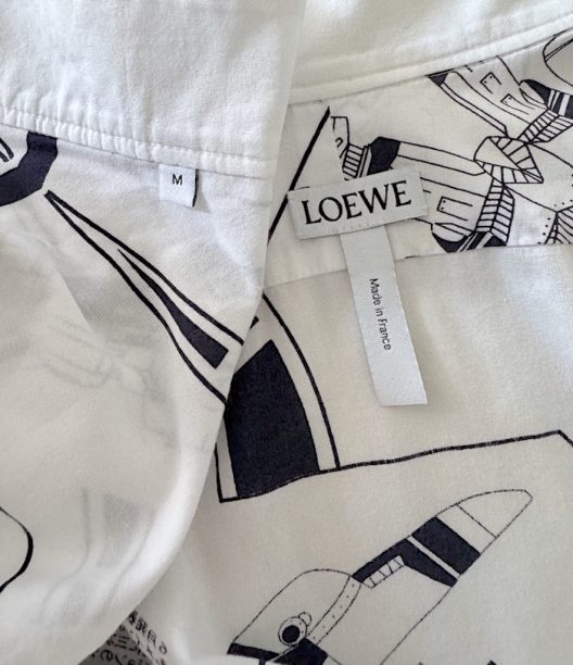 RARE Loewe by Jonathan Anderson Oversize Asymmetric Long Shirt SS2016