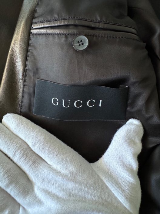 Gucci by Tom Ford black Leather Jacket