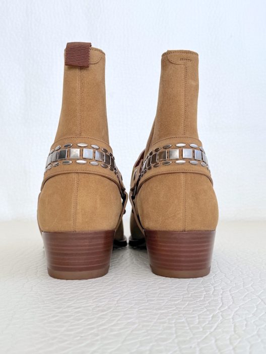 Celine Carmague Biker Harness Chelsea Boots