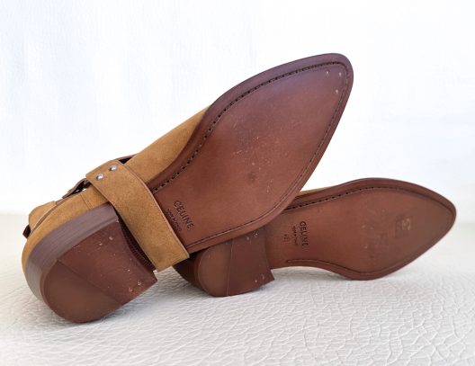 Celine Carmague Biker Harness Chelsea Boots