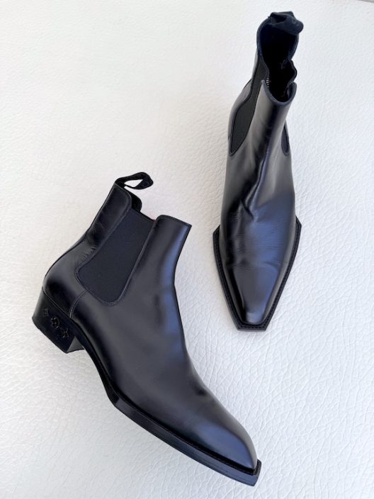 Louis Vuitton by Virgil Abloh black chelsea boots