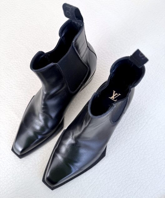 Louis Vuitton by Virgil Abloh black chelsea boots