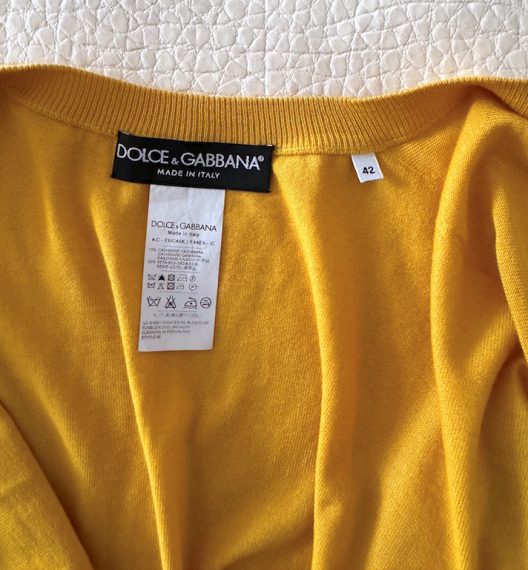 Dolce & Gabbana cashmere-silk cardigan-jewel buttons
