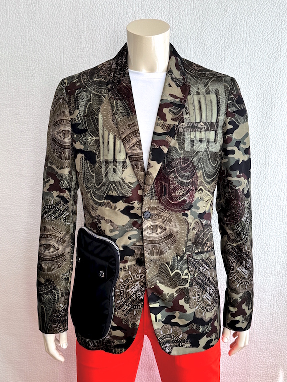 Givenchy Paris by Riccardo Tisci Cambo print jacket