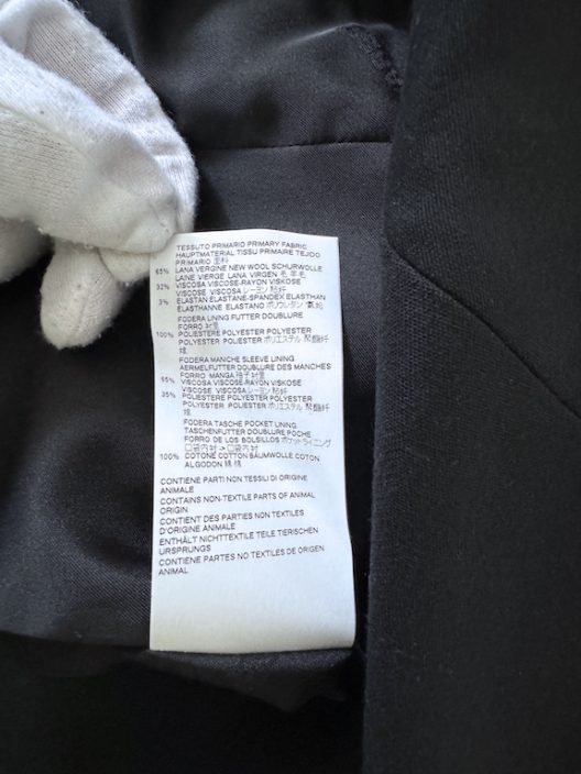 Dsquared2 black wool blazer