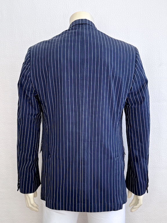 Thom Browne Striped Cotton Blazer Hand Made in USA