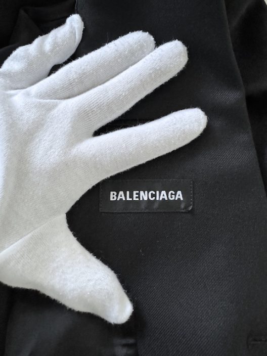 Balenciaga Black Wool Blazer Regular Fit