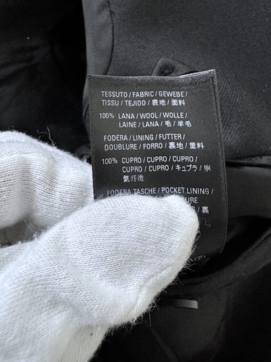 Balenciaga Black Wool Blazer Regular Fit