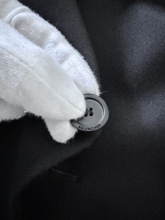 Balenciaga Black Wool Blazer Regular Fit