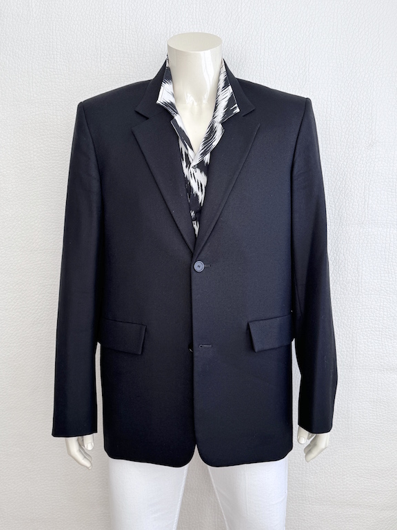 Balenciaga Black Wool Blazer Regular Fit