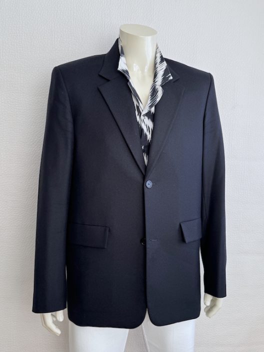 Balenciaga Black Wool Blazer Regular Fit