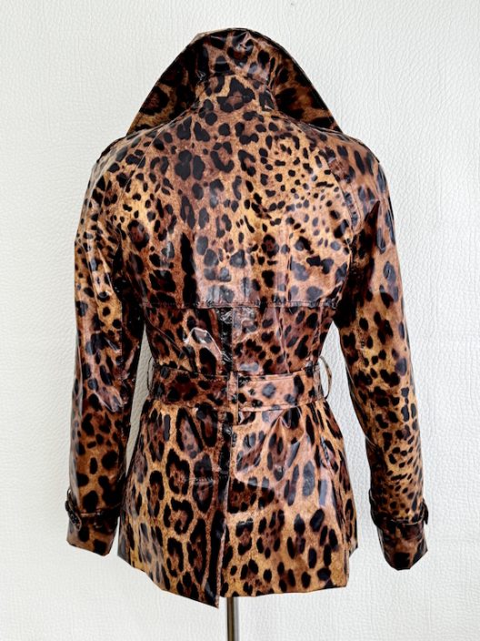 Dolce & Gabbana Animal Print Trench
