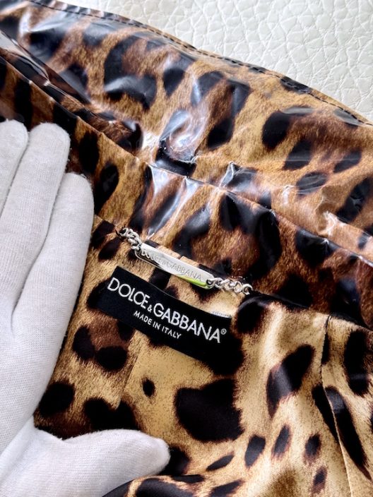 Dolce & Gabbana Animal Print Trench