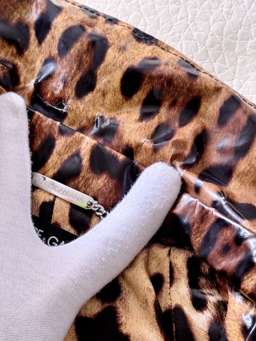 Dolce & Gabbana Animal Print Trench
