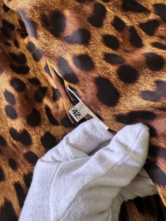 Dolce & Gabbana Animal Print Trench