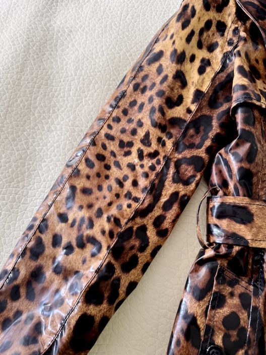 Dolce & Gabbana Animal Print Trench