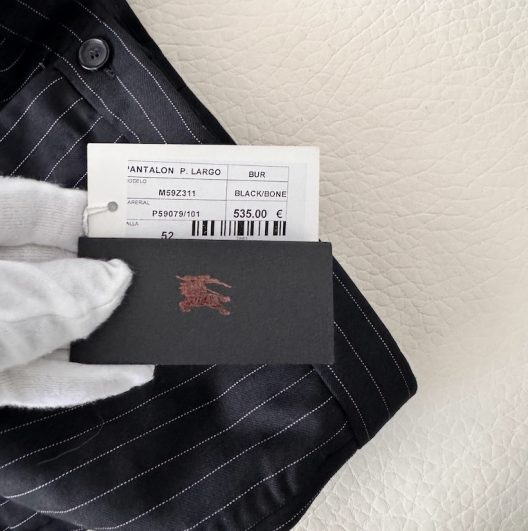 Burberry striped wool pants