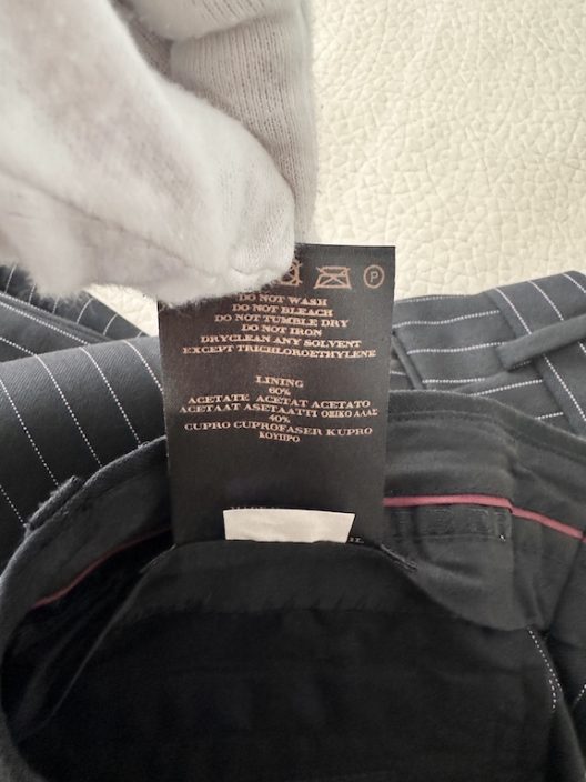 Burberry striped wool pants