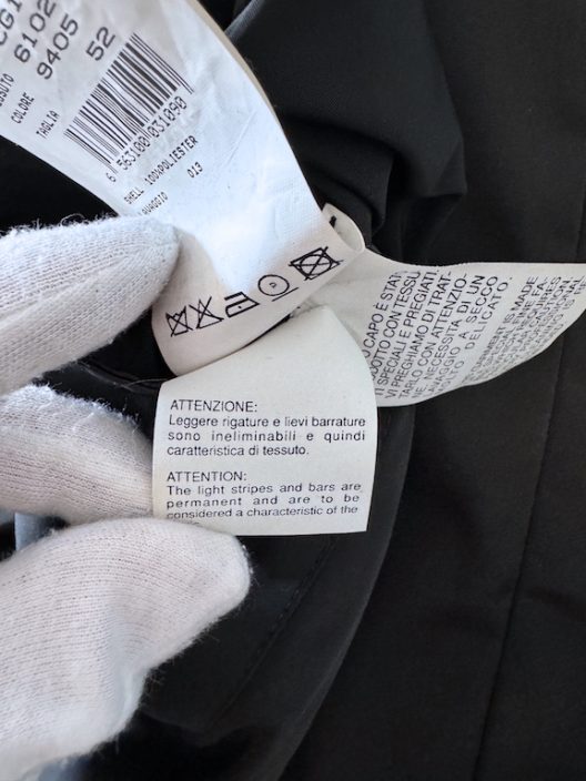 Giorgio Armani smart casual black jacket