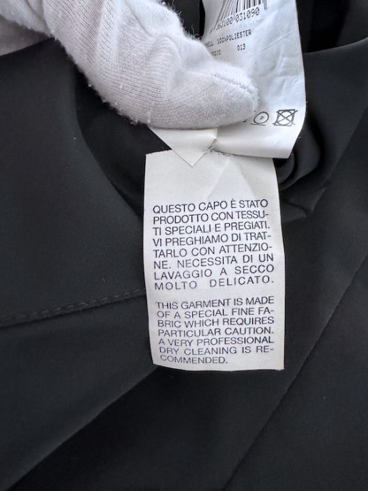 Giorgio Armani smart casual black jacket