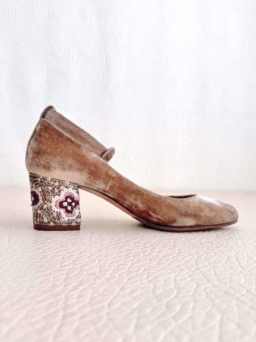 Dolce & Gabbana Velvet Heels