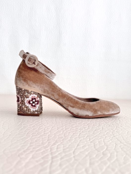 Dolce & Gabbana Velvet Heels