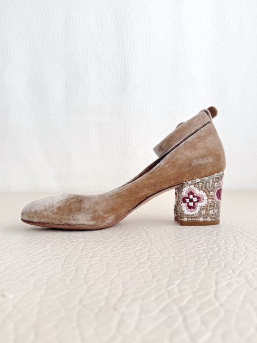 Dolce & Gabbana Velvet Heels