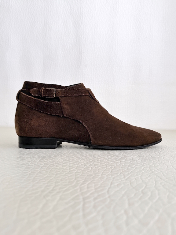 Saint Laurent Connor Jodphur Suede Boots