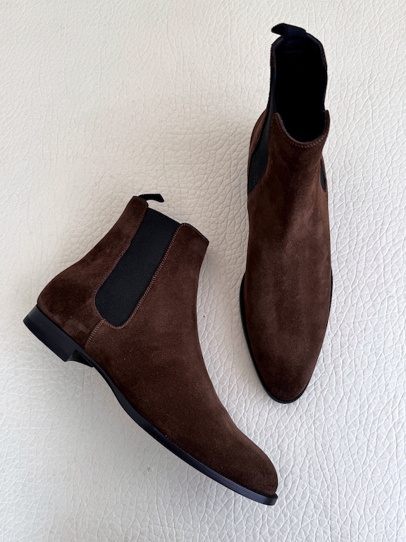 Celine Carmargue Brown Suede Boots