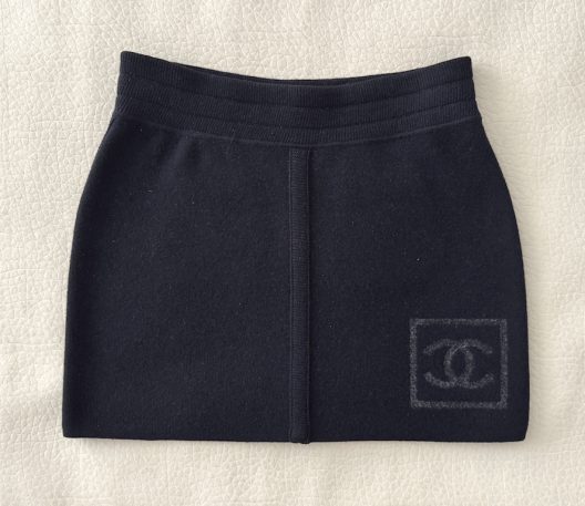 VTG Chanel knit skirt