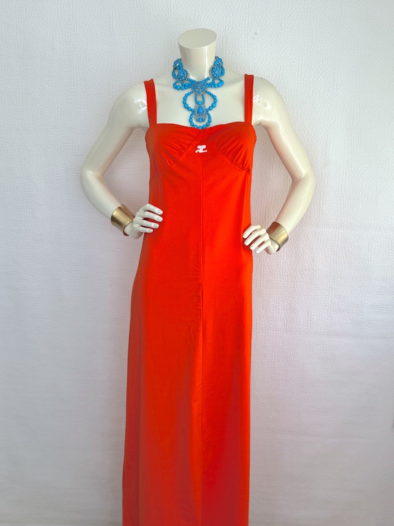 VTG Courrèges Long Strappy Dress