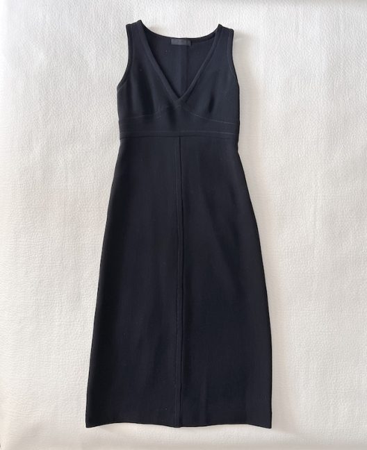 Prada Black Wool Dress