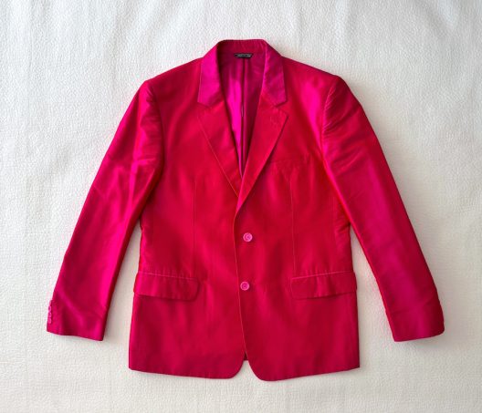VTG Gianni Versace Couture fuchsia Silk Jacket