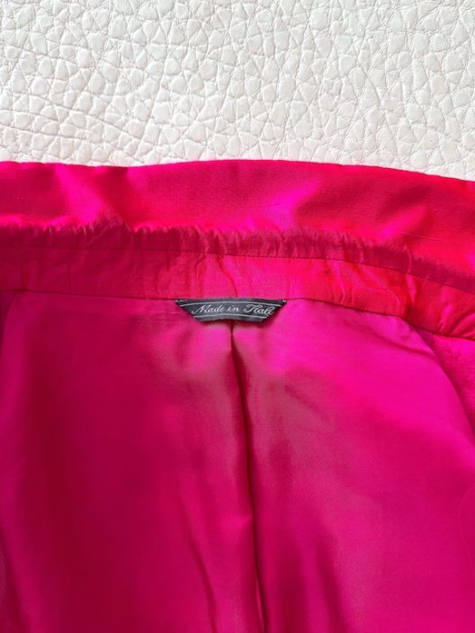 VTG Gianni Versace Couture fuchsia Silk Jacket