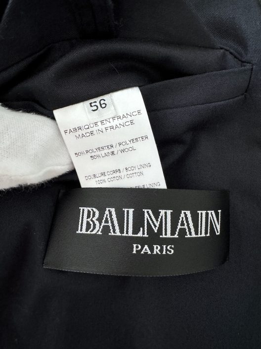 Balmain by Christophe Decarnin Slim Jacket-Military Style