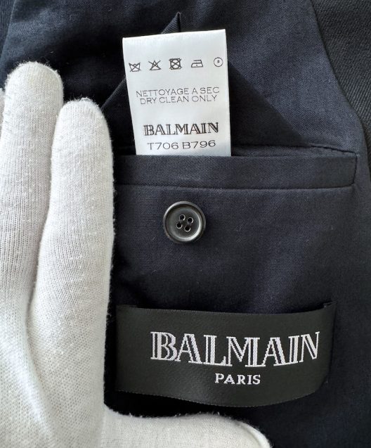 Balmain by Christophe Decarnin Slim Jacket-Military Style