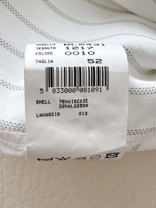 RARE Giorgio Armani White Striped Suit