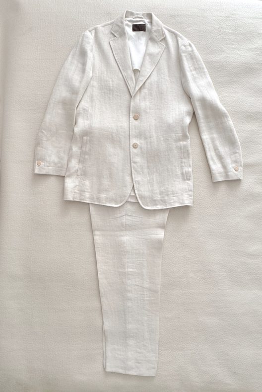 Loewe Off-white Linen Suit
