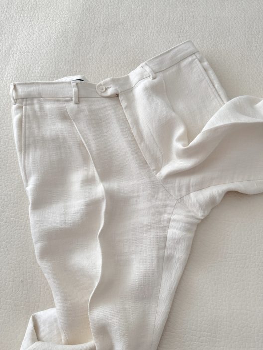 Loewe Off-white Linen Suit